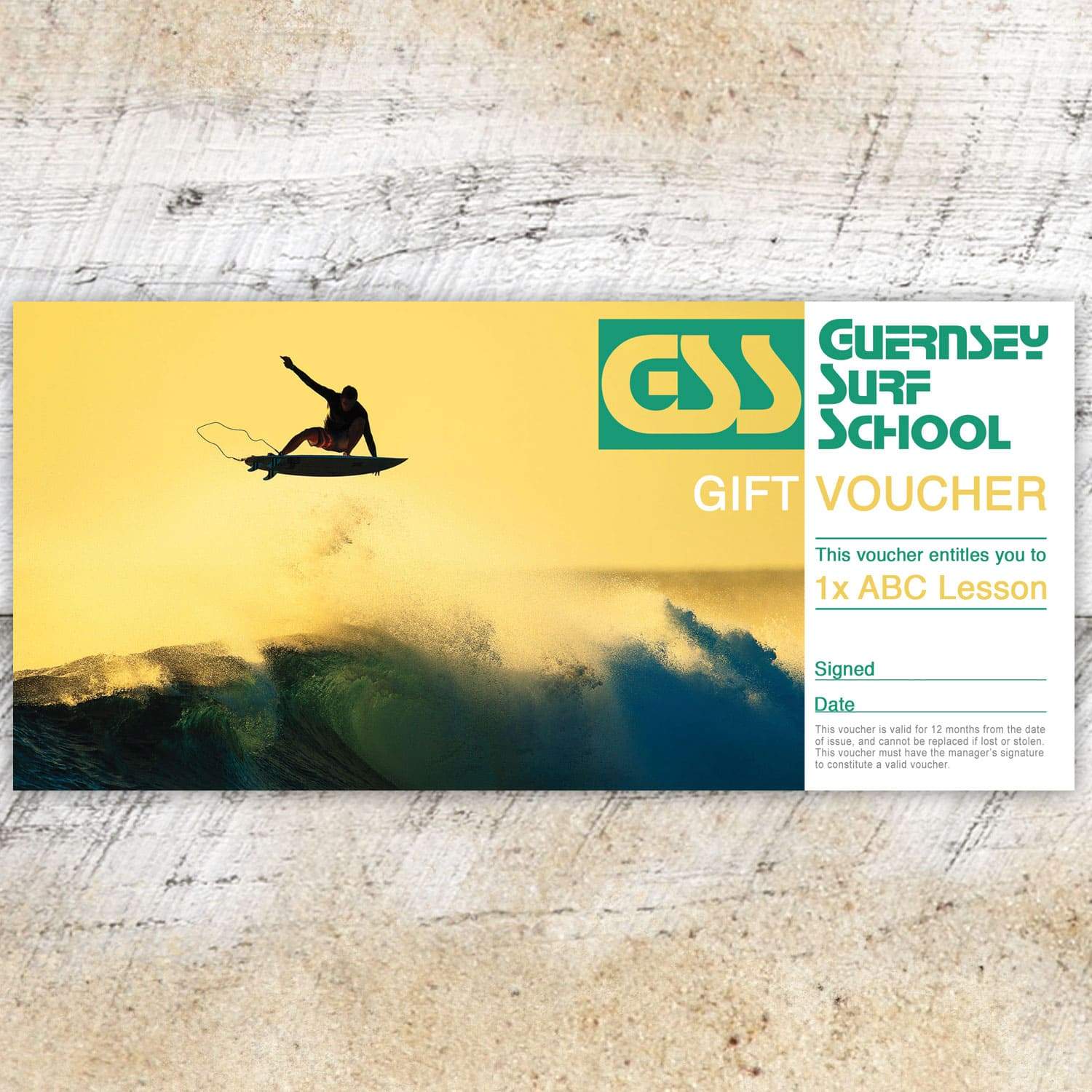 Gift Voucher - ABC Lesson - - Gift Voucher