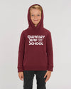 Kids Premium Hooded Sweater GSS Block - Burgundy - - Kids Hoodie