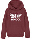 Kids Premium Hooded Sweater GSS Block - 11 Colours Available - 3-4 Years / Burgundy - Kids Hoodie
