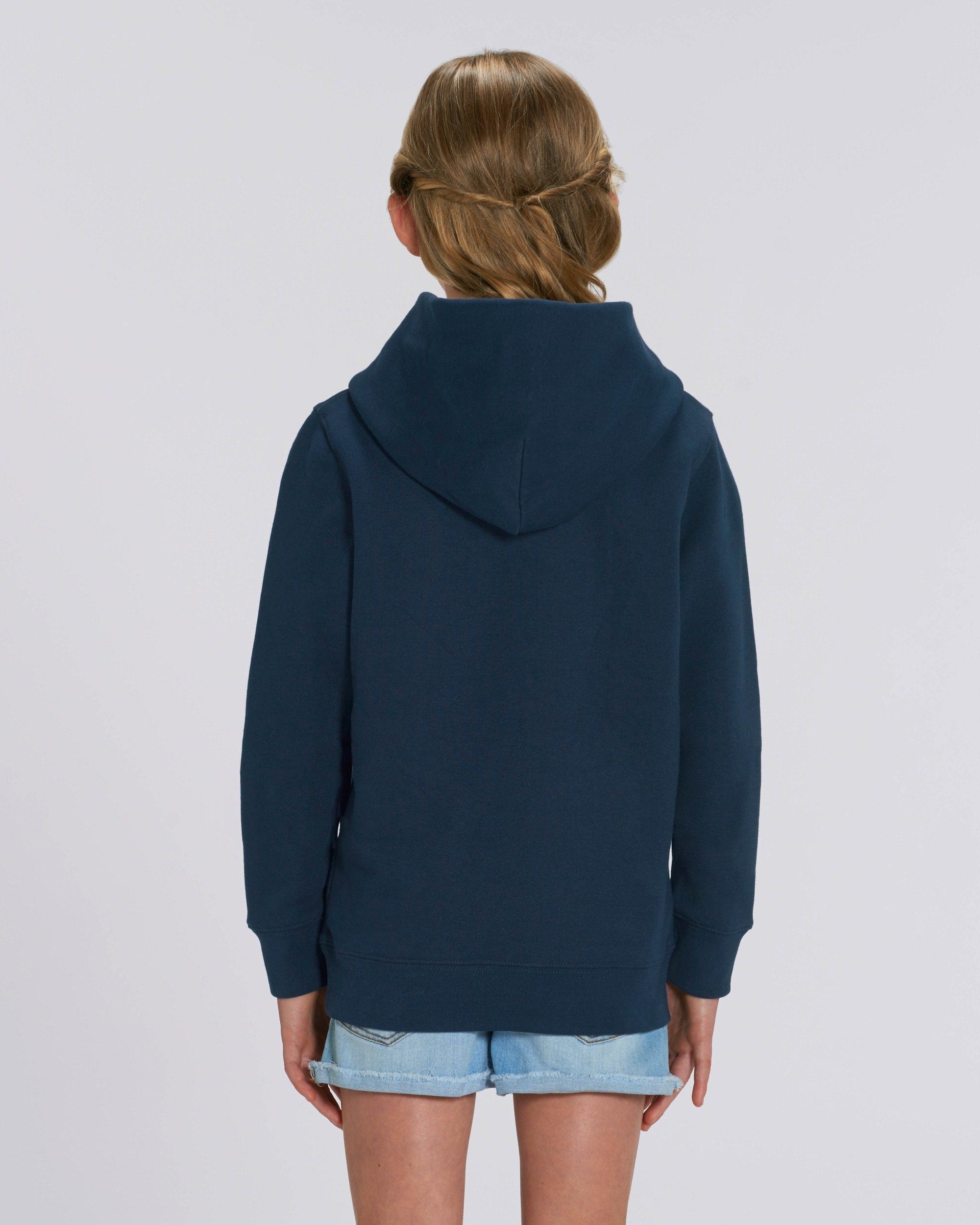 Kids Premium Hooded Sweater GSS Block - French Navy - - Kids Hoodie