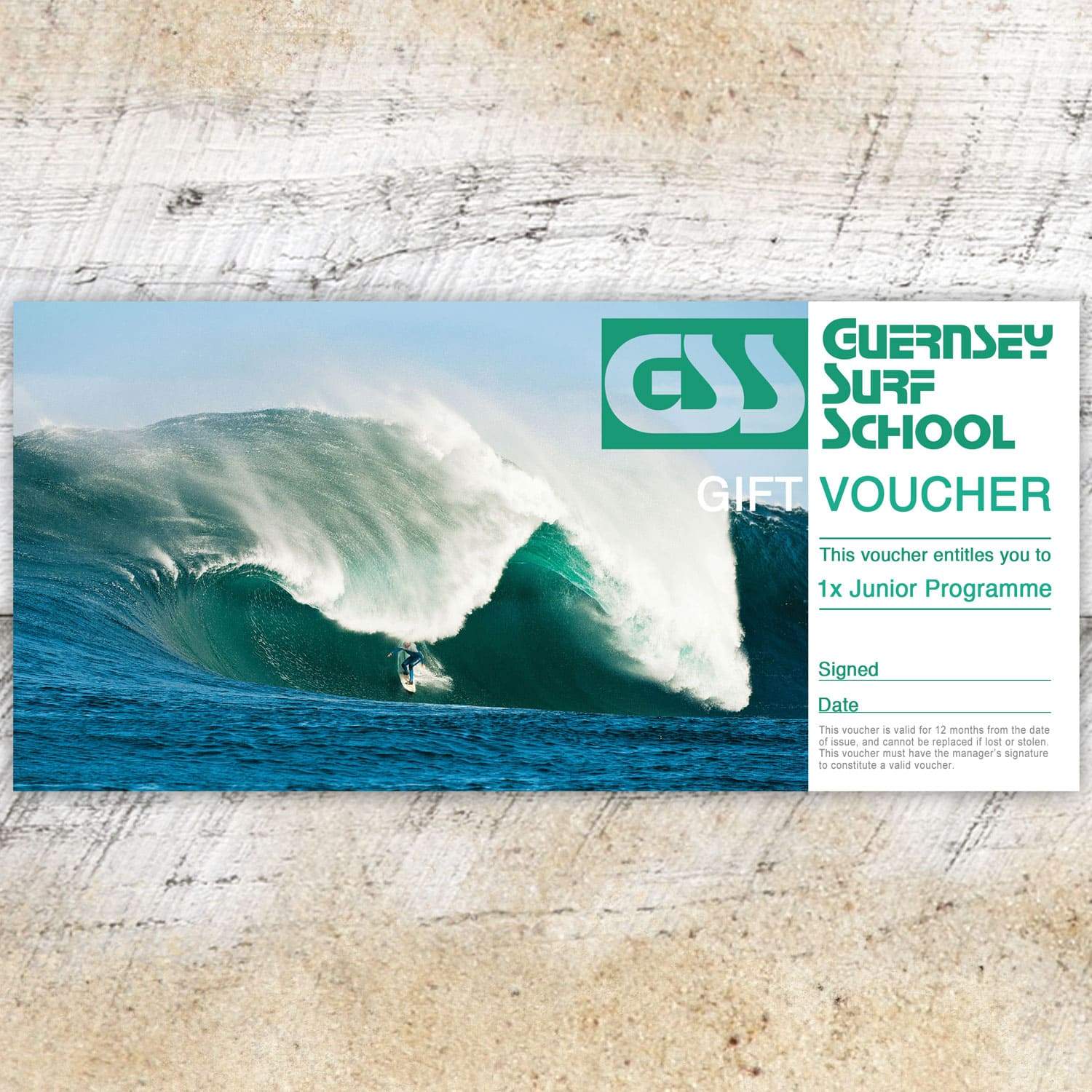 Gift Voucher - Junior Programme - - Gift Voucher