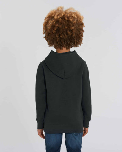 Kids Premium Hooded Sweater GSS Block - Black - - Kids Hoodie