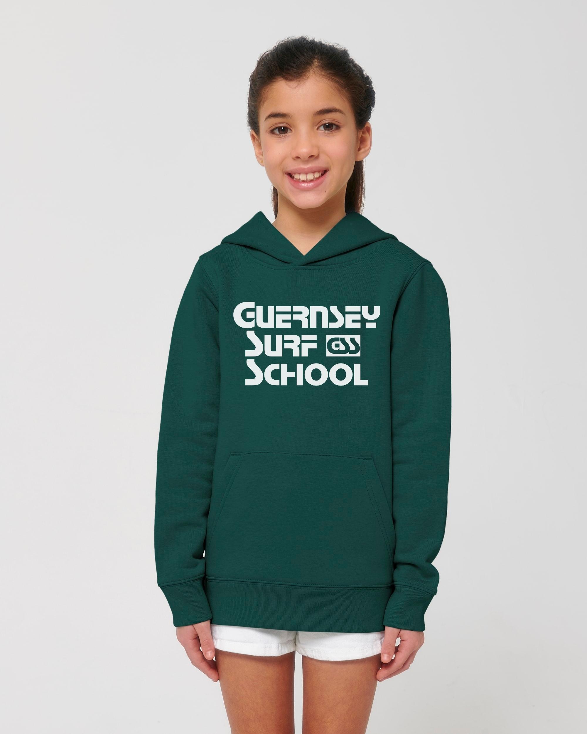Kids Premium Hooded Sweater GSS Block - Glazed Green - - Kids Hoodie