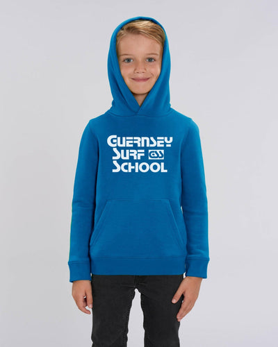 Kids Premium Hooded Sweater GSS Block - Royal Blue - - Kids Hoodie
